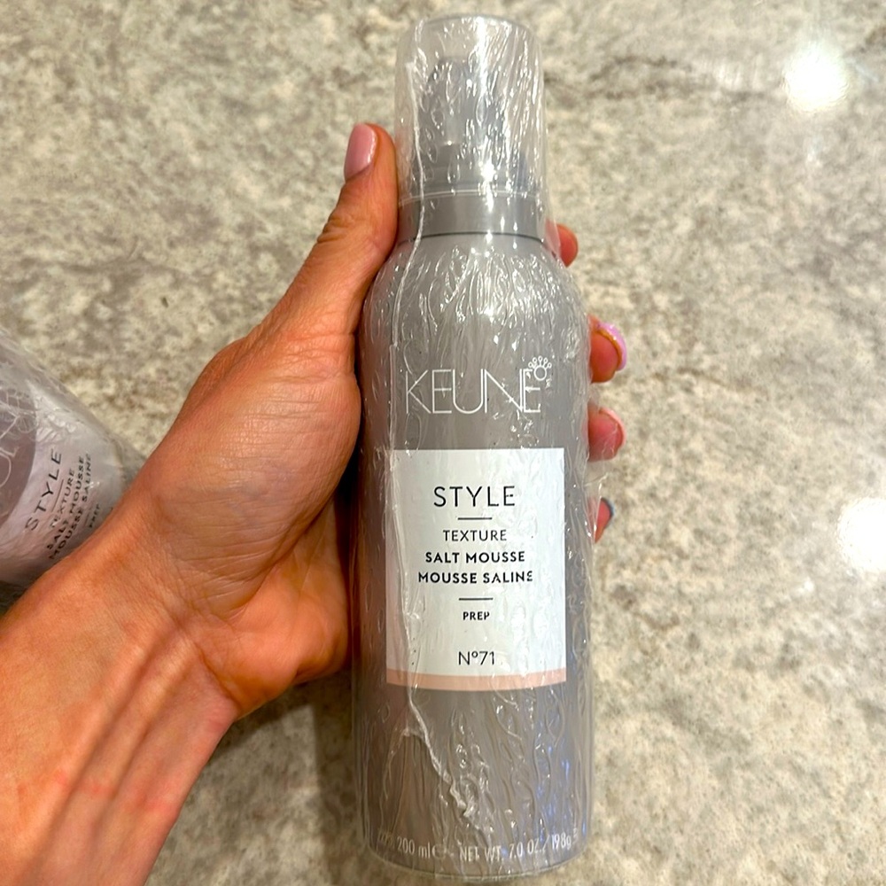 Keune 7 ounce NWT Texture Salt Mousse